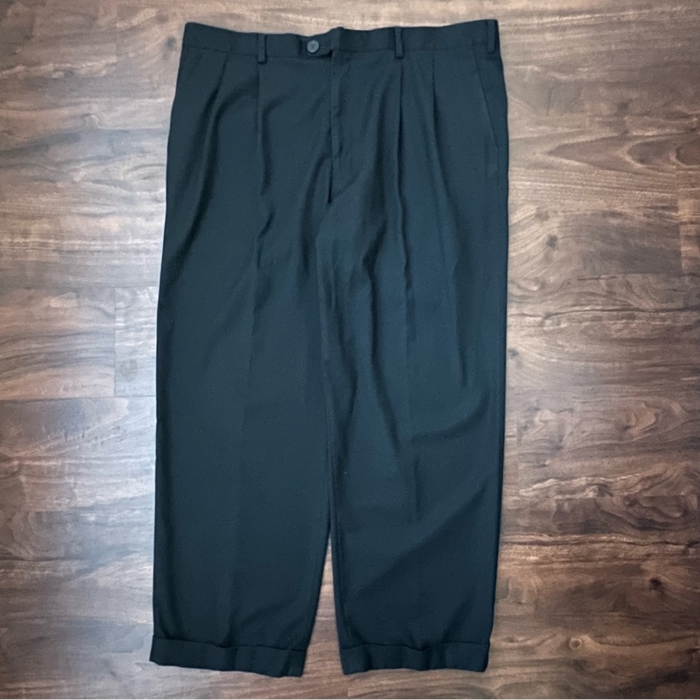AXIST Pleaded Black Dress Formal Classic Pants With Pockets Men’s 42x30 NWOT
